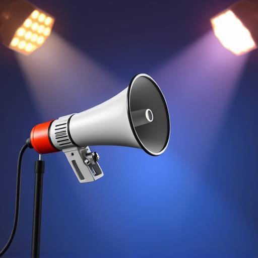 Marketing category icon - a megaphone broadcasting marketing messages.