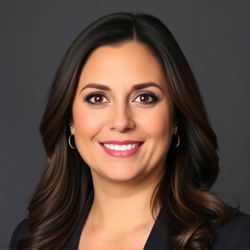 Portrait of Maria Rodriguez, Head of Marketing at Zenith Academy.